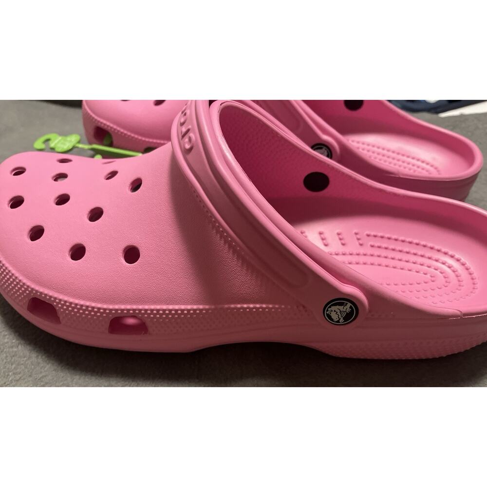 Crocs Classic Clog Authentic Shoe Style 10001 Taffy Pink Men's Size 13 - Picture 5 of 7